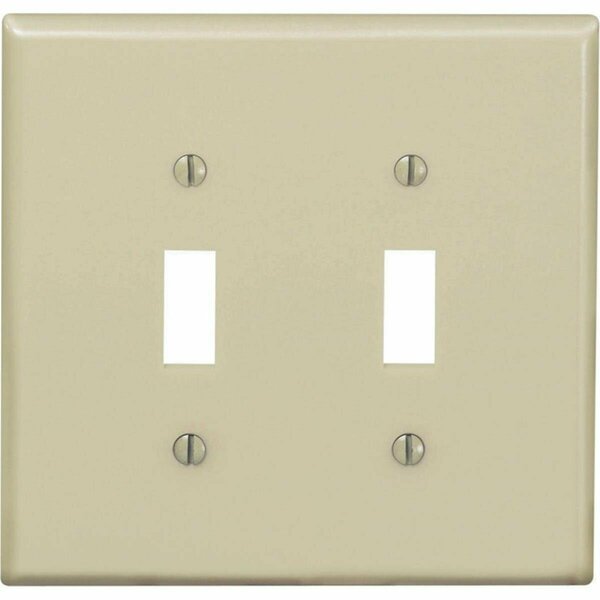 Spark 2 Gang Ivory Wallplate Switch SP3302180